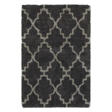 Oriental Weavers Henderson 92K 5"3" x 7"6" Charcoal/Grey Area Rug, , large