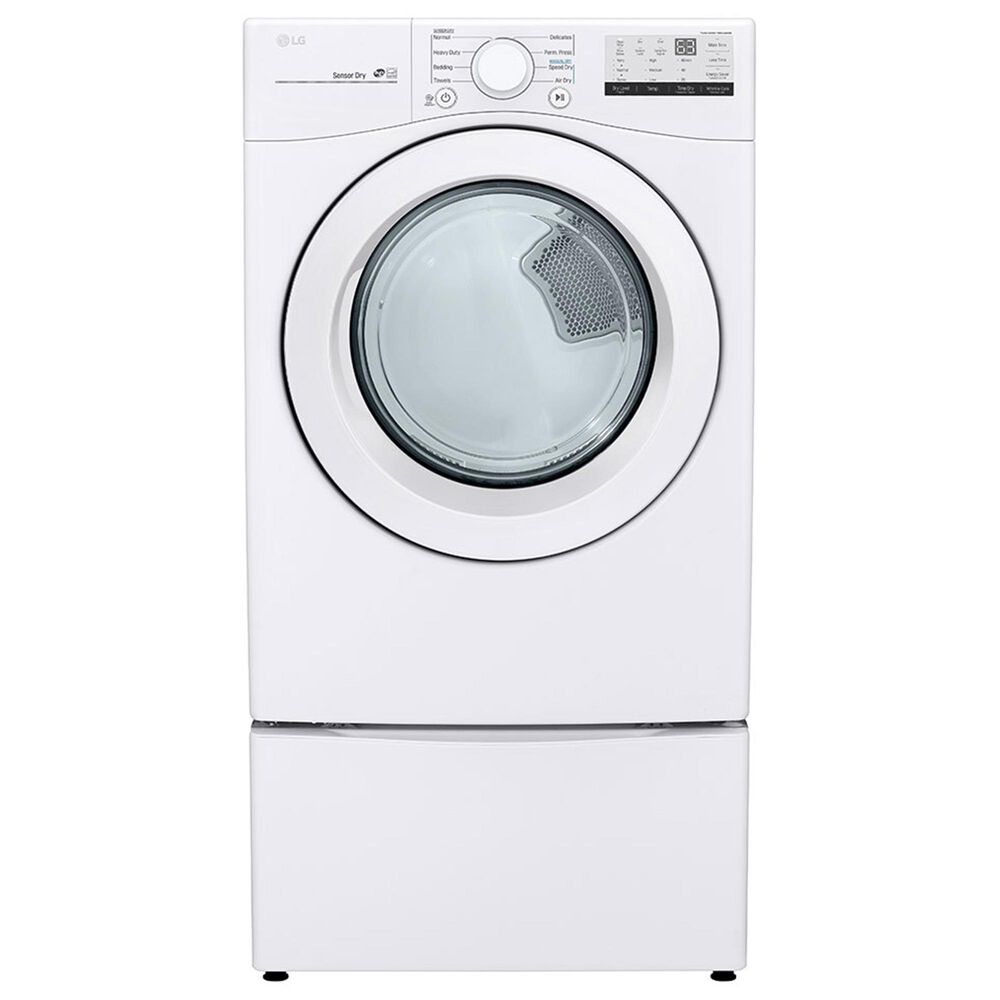 LG 7.4 Cu. Ft. Ultra Large Capacity Electric Dryer in White, , large