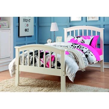 Little Dreamer Columbia Twin Platform Bed in White, , large