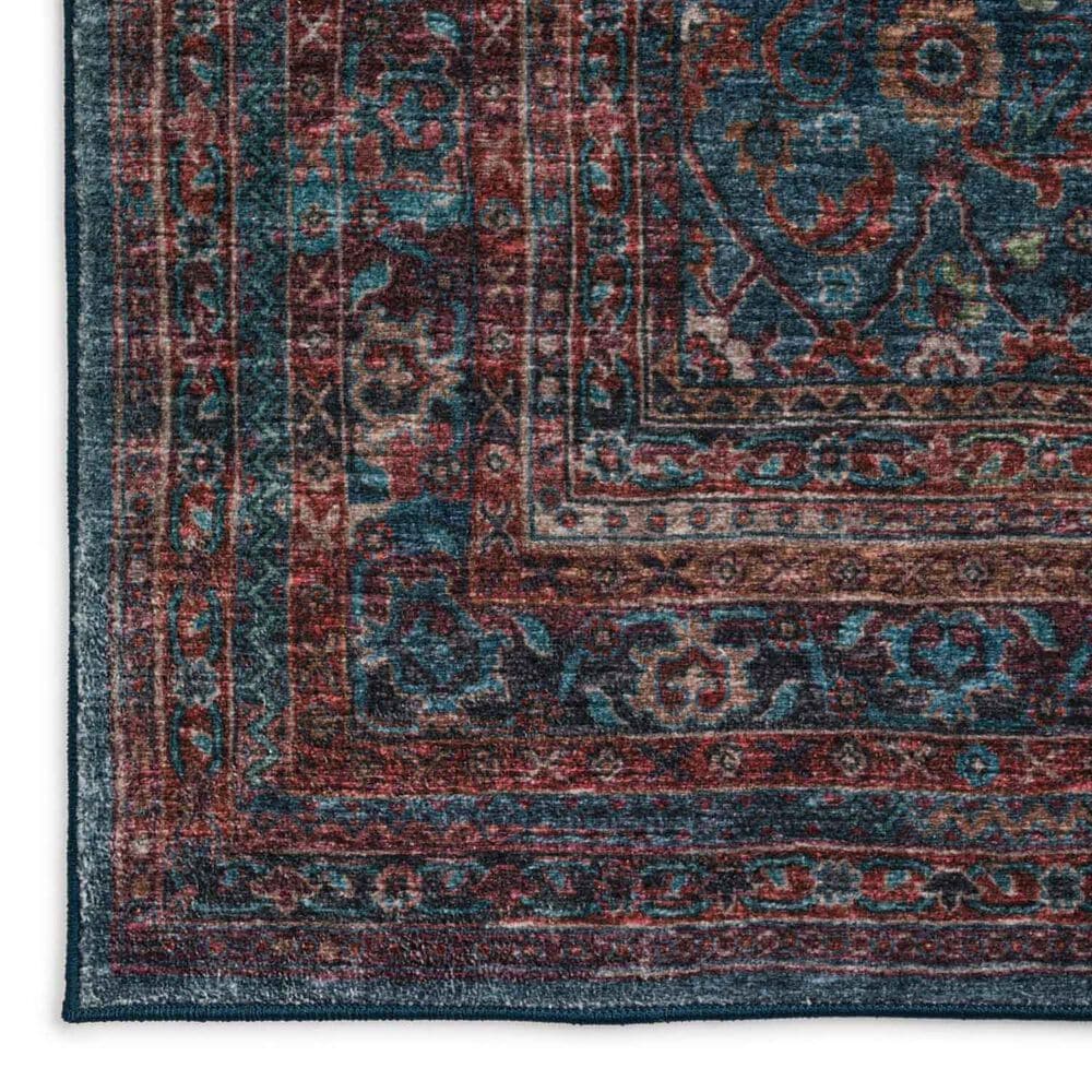 Dalyn Rug Company Jericho Traditional 2&#39;6&quot; x 10&#39; Navy Indoor/Outdoor Runner, , large