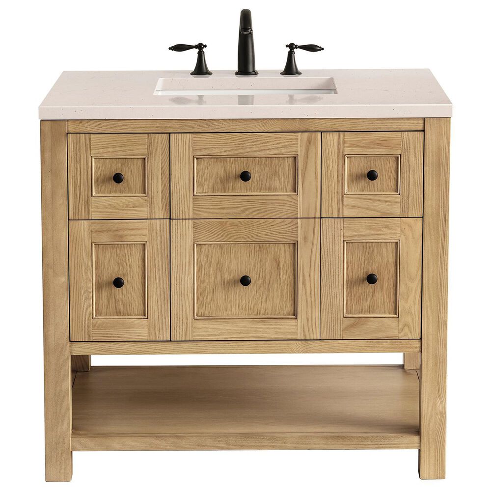 Modern Bathroom Storage Cabinet with Top Sink, 36 Bathroom Vanity