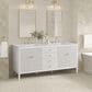 James Martin Myrrin 72" Vanity in Bright White, , large