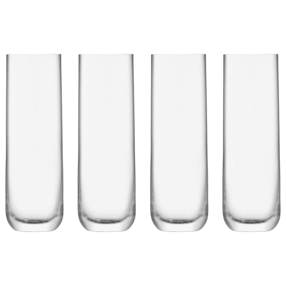 LSA International Borough 14 Oz Highball Glass in Clear (Set of 4), , large