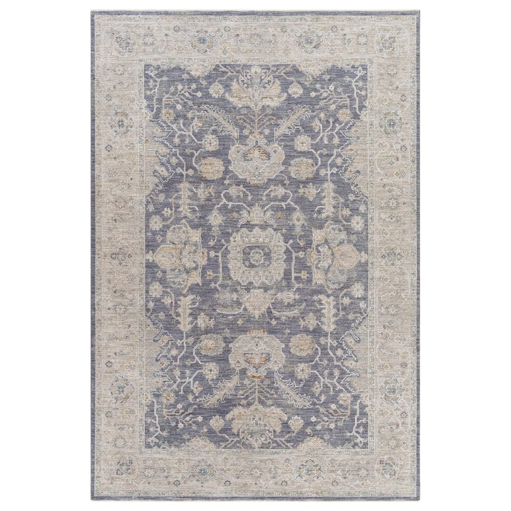 Surya Avant Garde AVT-2303 2"7" x 4" Gray, Beige and Denim Area Rug, , large