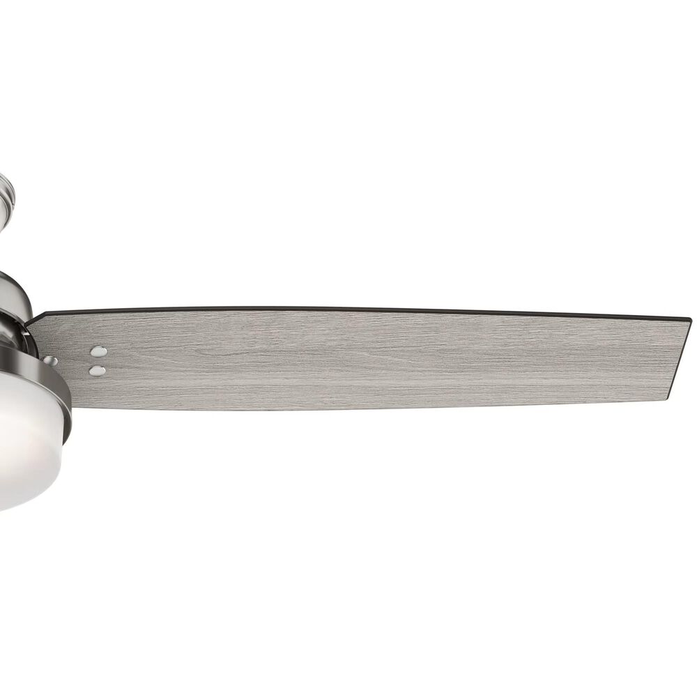 Hunter Sentinel 60&quot; Ceiling Fan with LED Lights in Brushed Nickel, , large