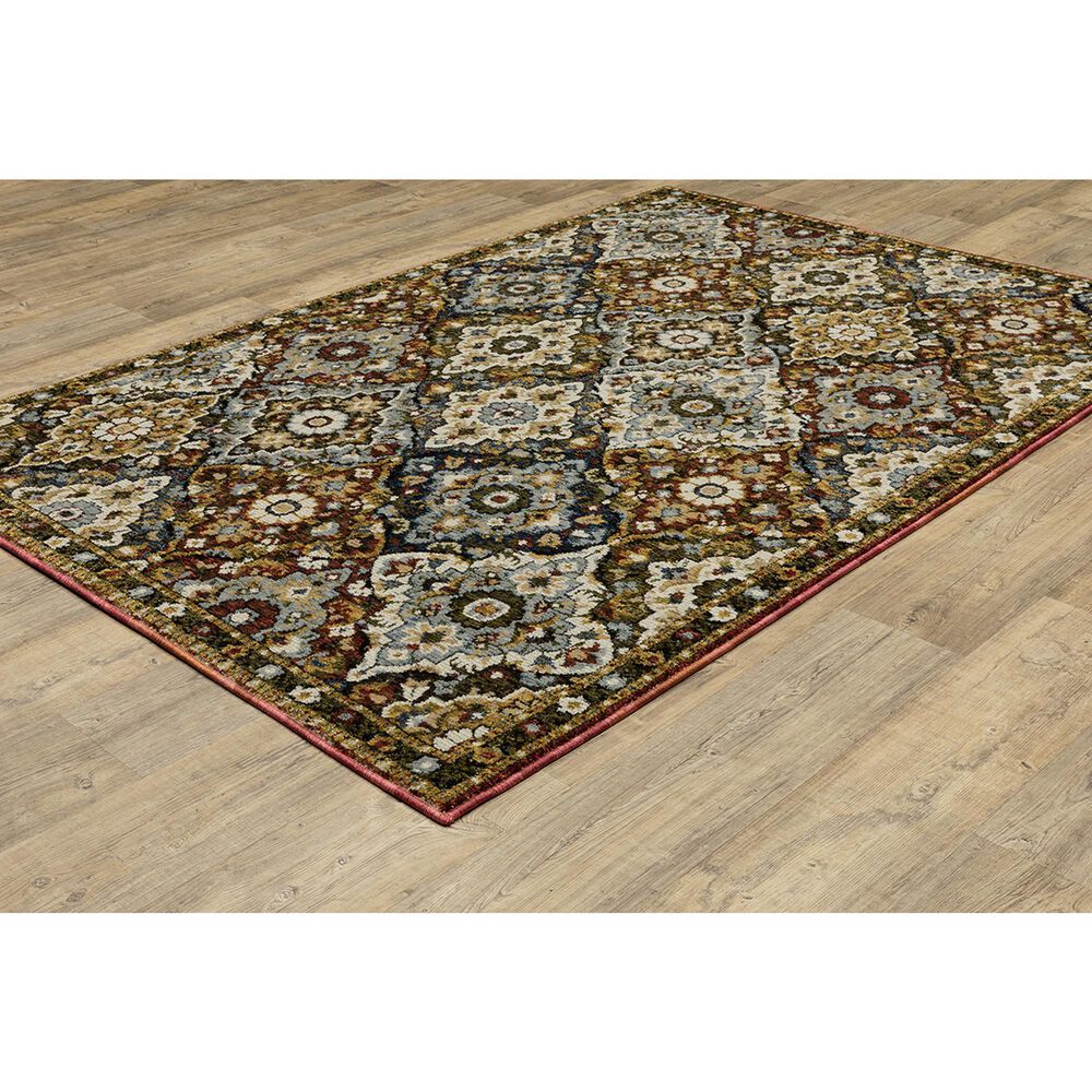 Oriental Weavers Andorra 10&#39; x 13&#39;2&quot; Red and Multicolor Area Rug, , large