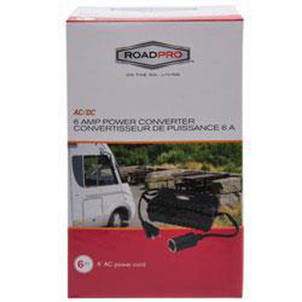 RoadPro Ac To Dc 6 Amp Power Converter, , large