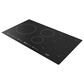 Fulgor Milano 36" Induction Cooktop with Brushed Aluminum Trim in Black, , large