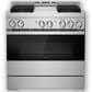 Jenn-Air 36" Gas Professional Range with Chrome-Infused Griddle in Black Glass, , large