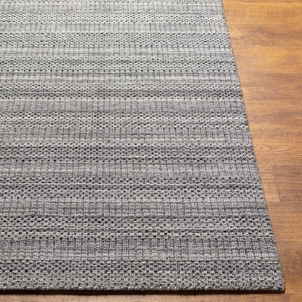 Surya Hickory 2&#39; x 3&#39; Gray, Charcoal, Light Slate and Cream Area Rug, , large