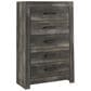 Signature Design by Ashley Wynnlow 5-Drawer Chest in Gray, , large