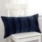 Rizzy Home Transitional Solid 14" x 26" Down Filled  Pillow in Navy, , large