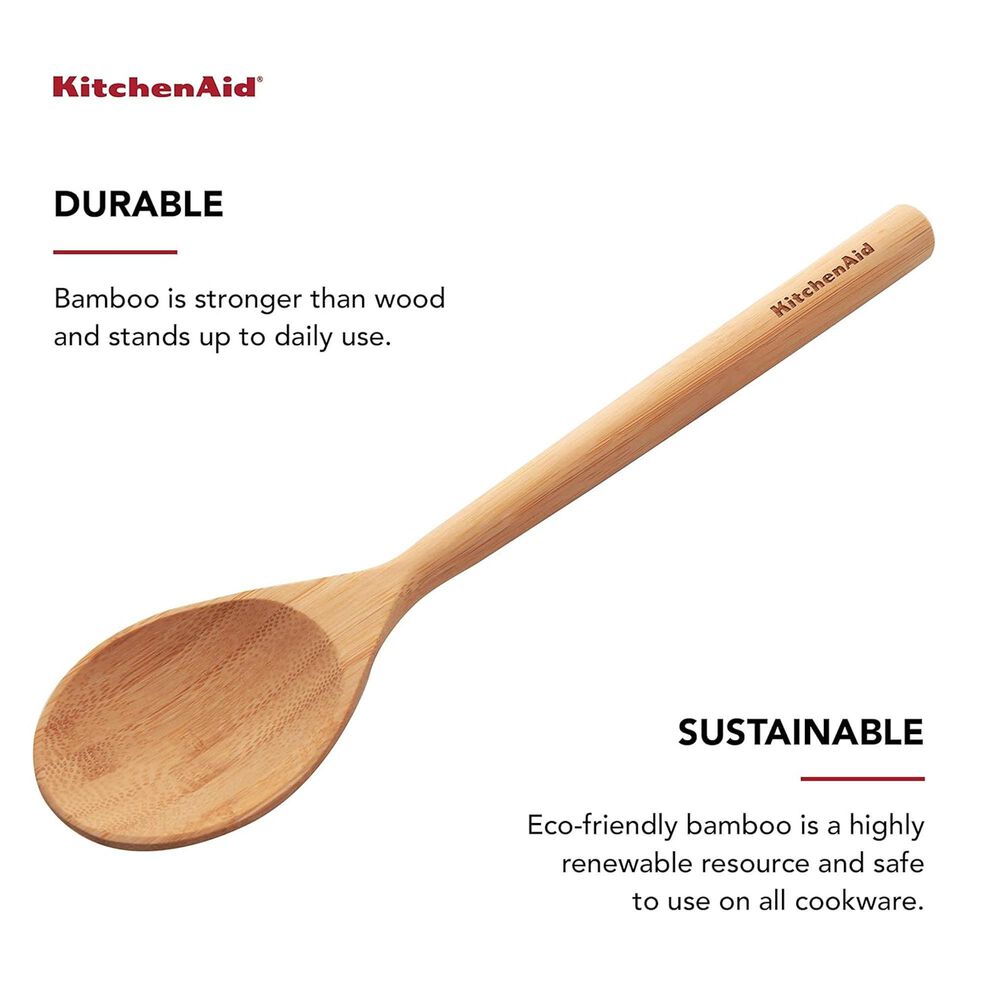 KitchenAid Gadgets Basting Spoon in Bamboo, , large