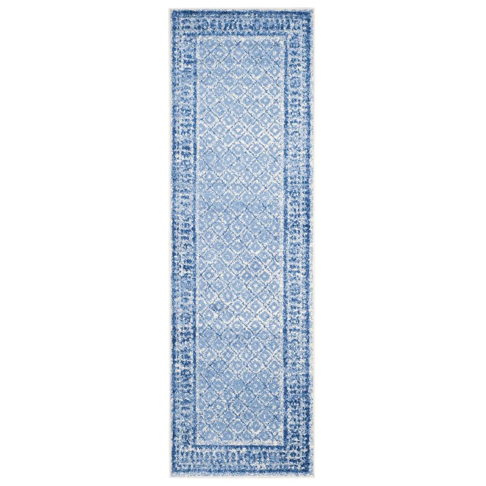 Safavieh Adirondack ADR110D-212 2&#39;6&quot; x 12&#39; Silver/Blue Runner, , large