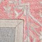 Safavieh Micro-Loop Oriental 8" x 10" Pink and Ivory Area Rug, , large