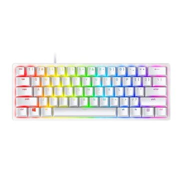 Razer Huntsman Mini 60% Gaming Keyboard - Clicky Optical Switch - Mercury White, , large