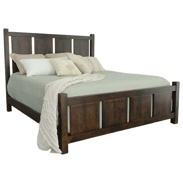 Tiddal Home Woodbury Queen Poster Bed in Vintage Pine, , large
