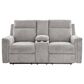 Signature Design by Ashley Barnsana Power Reclining Loveseat in Ash, , large