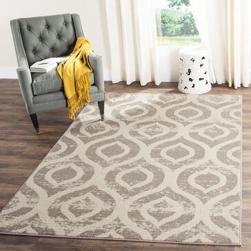 Safavieh Amsterdam AMS107A-3 3" x 5" Ivory/Mauve Area Rug, , large