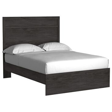 Signature Design by Ashley Belachime Full Panel Bed in Dark Charcoal, , large
