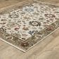 Oriental Weavers Hastings HA03W 3"10" x 5"5" Ivory Area Rug, , large