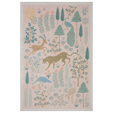 Rifle Paper Co. Menagerie  2"3" x 5" Blush Area Rug, , large