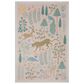 Rifle Paper Co. Menagerie  2"3" x 5" Blush Area Rug, , large