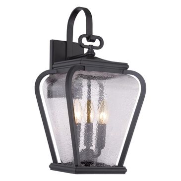 Quoizel Province Outdoor 19" Wall Lantern in Mystic Black, , large