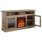 DHP Tacoma 65" TV Stand with Fireplace in Natural/Coastal Oak, , large