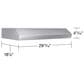 Samsung 30" Under Cabinet Hood in Stainless Steel, , large