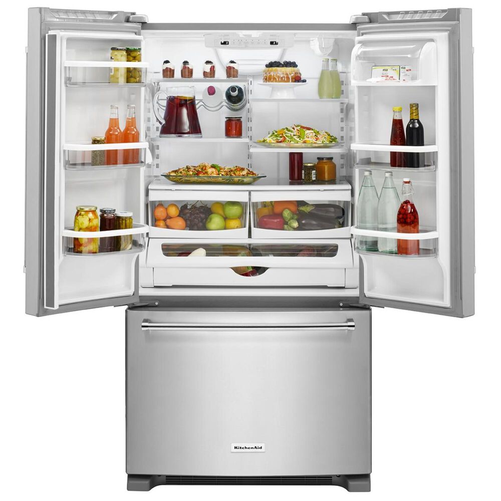 KitchenAid 20 Cu. Ft. French Door Refrigerator with Produce Preserver, , large