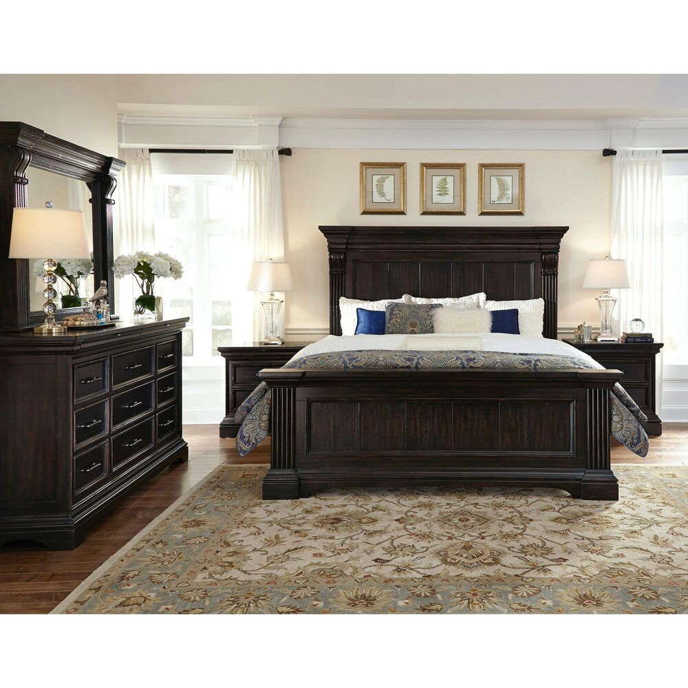 Chapel Hill Caldwell 3-Piece Queen Bedroom Set in Deep Brown, , large