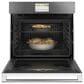 Cafe 30" Built-In Single Electric Convection Wall Oven in Platinum, , large