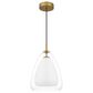 Quoizel Aero 1-Light Pendant Ceiling Light in Antiqued Gold, , large