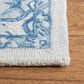 Safavieh Micro-Loop 11" x 15" Ivory and Blue Area Rug, , large