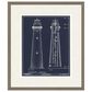 Paragon Lighthouse II 29" x 25" Wall Art in Blue (Set of 2), , large