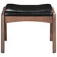 Zuo Modern Bully Lounge Chair in Black and Walnut, , large