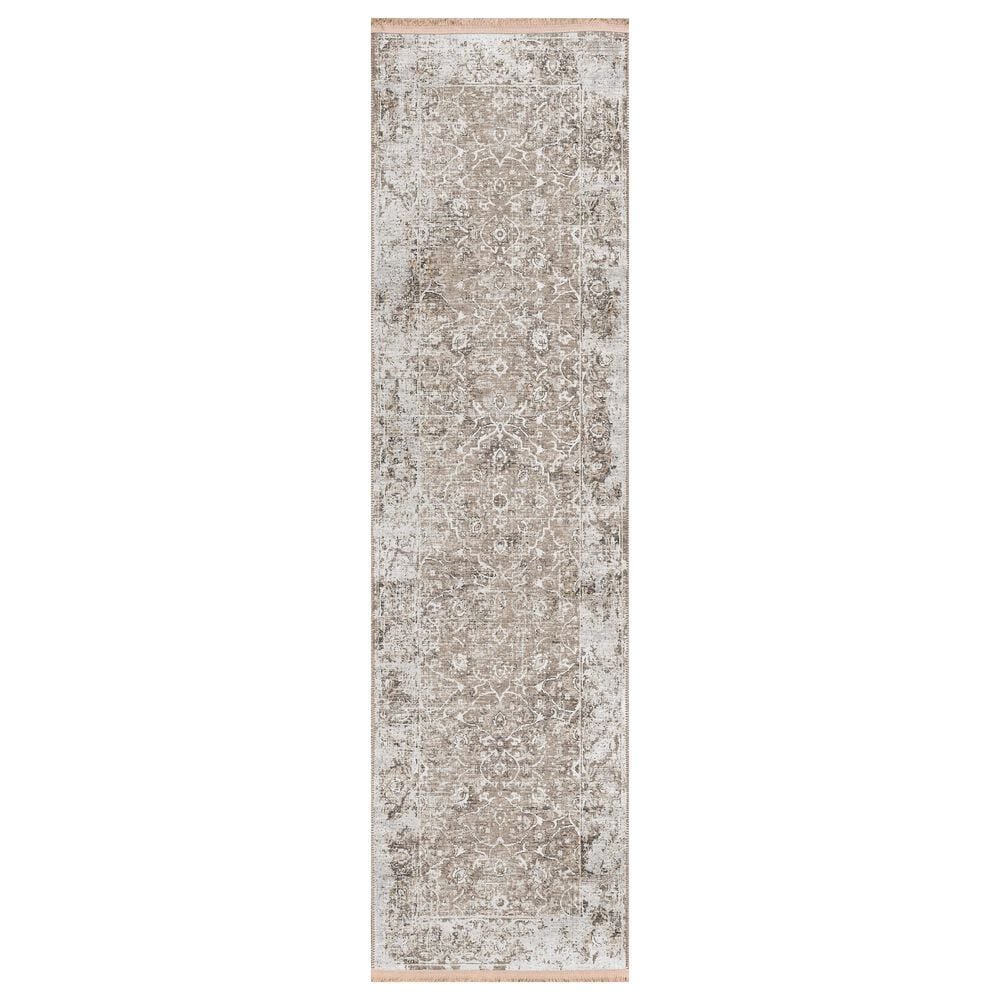 Dalyn Rug Company Marbella 2"3" x 7"6" Taupe Runner, , large