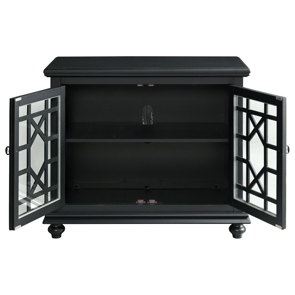 Martin Svensson Home Cassandra Small Spaces TV Stand in Antique Black, , large