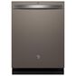 GE Appliances 24" Built-In Bar Handle Dishwasher with 47 dBA Quiet Package in Fingerprint Resistant Slate, , large