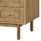 James Martin Laurent 48" Single Bathroom Vanity in Light Natural Oak with 3 cm Arctic Fall Solid Surface Top and Rectangular Sink, , large