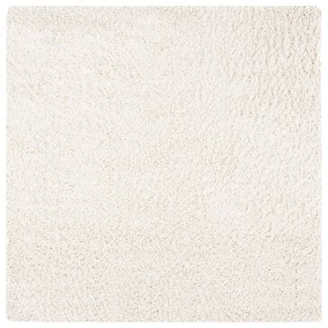 Safavieh August Shag AUG200C 5" Square Ivory Area Rug, , large