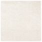 Safavieh August Shag AUG200C 5" Square Ivory Area Rug, , large