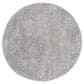 Safavieh Venus Shag 5"3" Round Grey Area Rug, , large