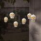 The Gerson Company Hanging Skull in Ivory (Set of 4), , large