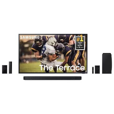 Samsung 55" 4K QLED w/Soundbar Sys, , large