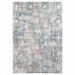 Surya Solar 10" x 14" Dark Blue, Charcoal, Light Gray, White and Saffron Area Rug, , large