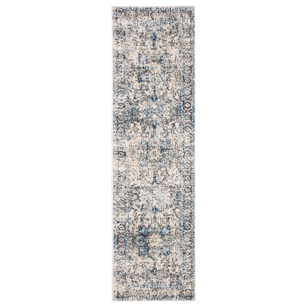 Safavieh Madison MAD603K 2"3" x 10" Turquoise and Ivory Runner, , large