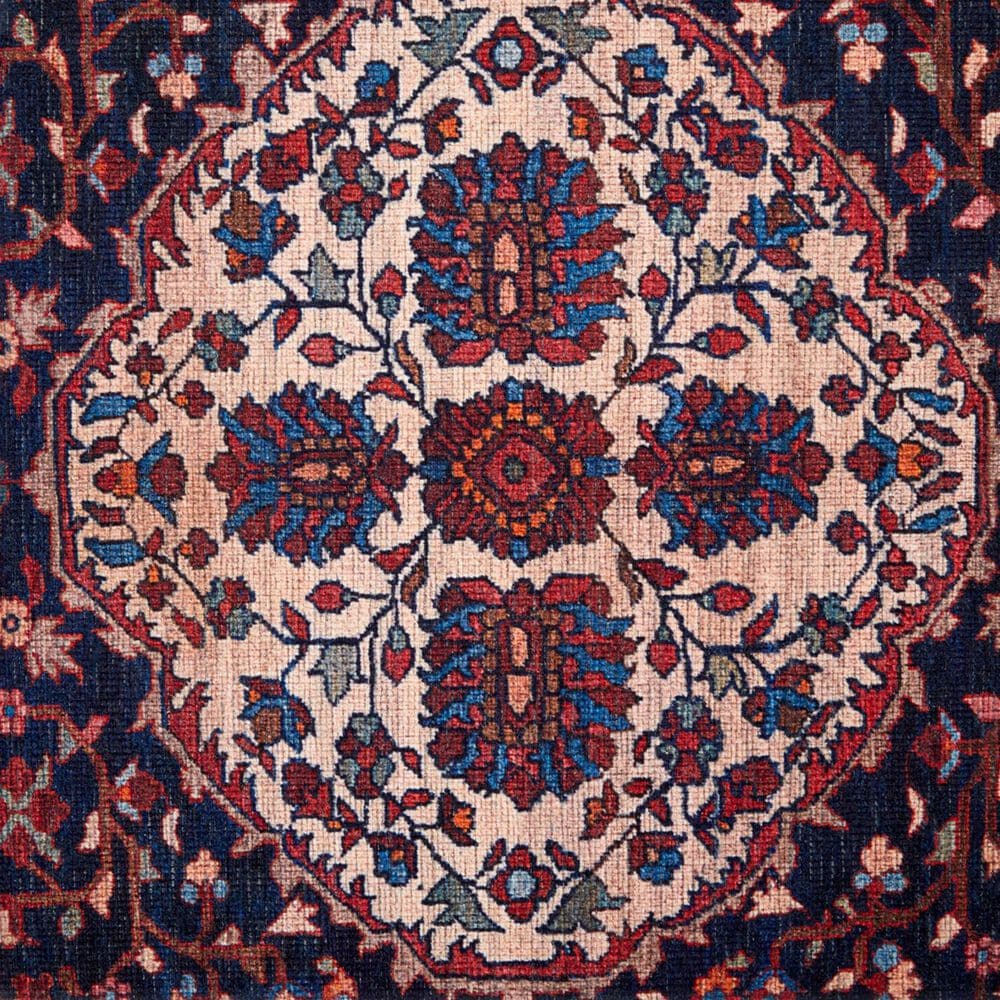 Feizy Rugs Rawlins 39HDF 5&#39;3&quot; x 7&#39;6&quot; Red and Navy Area Rug, , large
