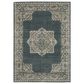 Oriental Weavers Alton 7"10" x 10"10" Blue and Beige Area Rug, , large